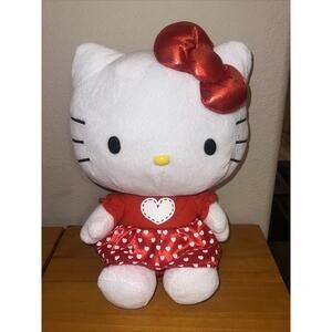 Sanrio 2017 Valentine's Day Hello Kitty 14” Plush Doll Toy - No Tag